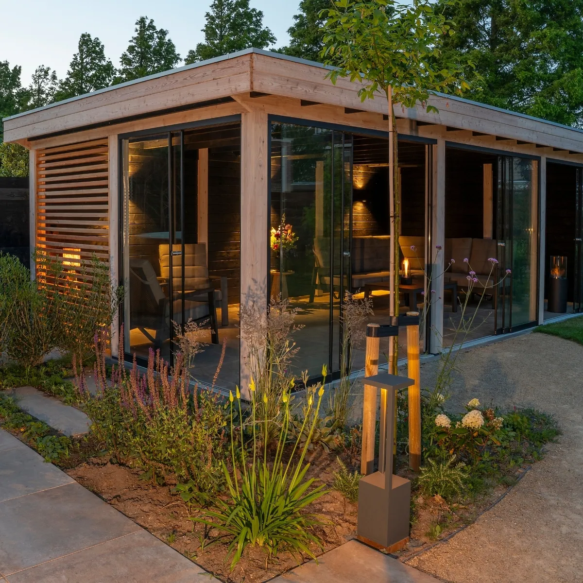 Maatwerk tuinkamer met schuifwanden